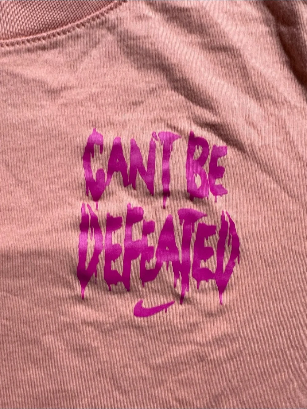The Nike Tee Shirt Womens Small Long Sleeve Can’t Be‎ Defeated Fly Graphic Crew